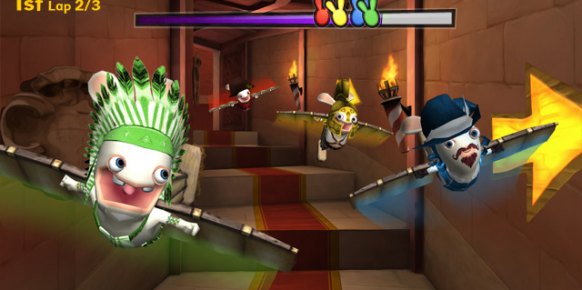 Raving Rabbids Regreso al Pasado Wii