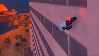 Acrobático homenaje a Vice City en GTA 5