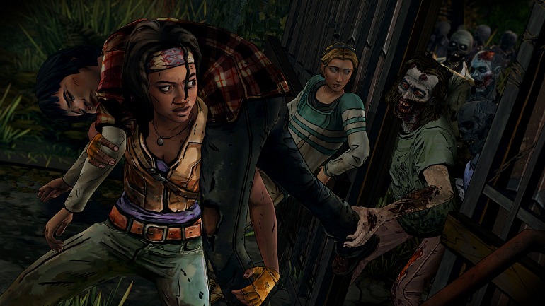 Captura perteneciente al más reciente The Walking Dead: Michonne Captura perteneciente al más reciente The Walking Dead: Michonne