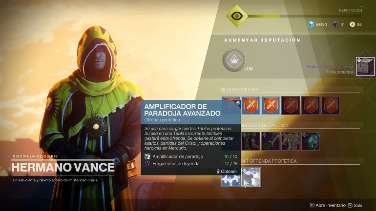 Imagen de Destiny 2 - La maldición de Osiris Imagen de Destiny 2 - La maldición de Osiris