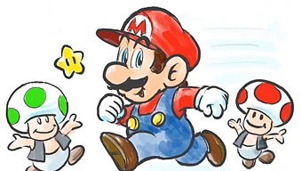 Así dibuja Miyamoto a Mario y Toad en un iPad Pro