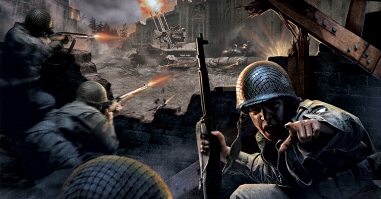 Imagen de portada del clásico Call of Duty. Imagen de portada del clásico Call of Duty.