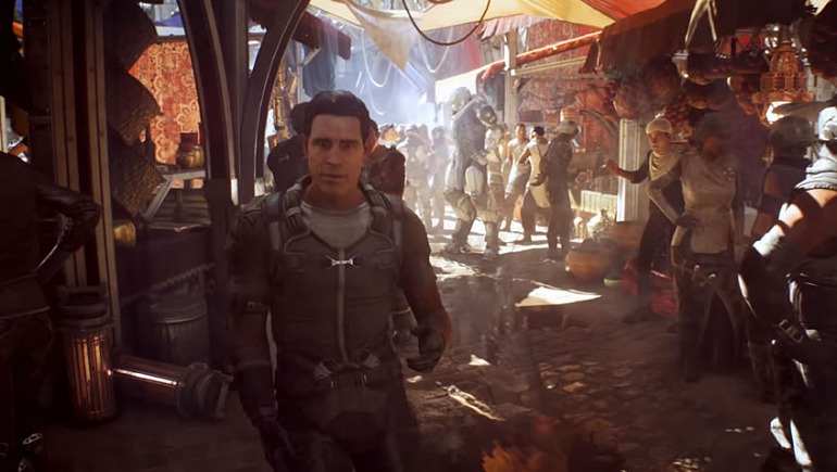 Los primeros minutos de la demostración de Anthem en E3 2017 eran en primera persona. Los primeros minutos de la demostración de Anthem en E3 2017 eran en primera persona.