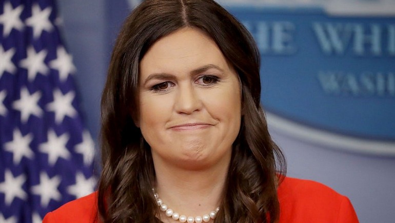 Sarah Huckabee Sanders, secretaria de prensa de la Casa Blanca Sarah Huckabee Sanders, secretaria de prensa de la Casa Blanca