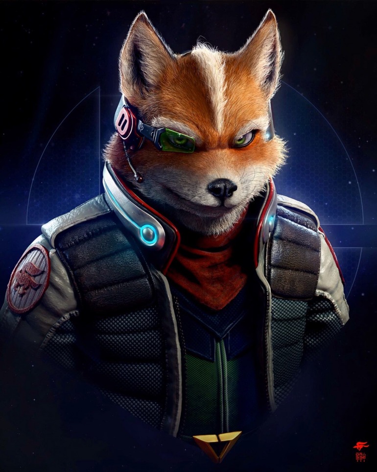 La nueva ilustración de Star Fox realizada por el director de arte de God of War de PS4. La nueva ilustración de Star Fox realizada por el director de arte de God of War de PS4.