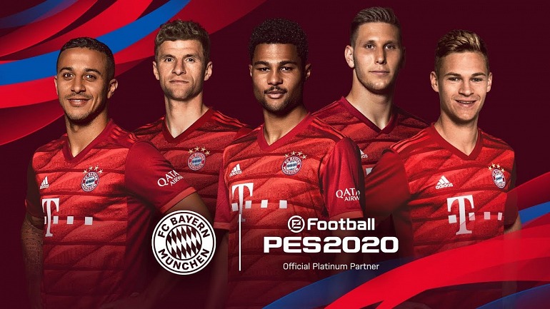 El Bayern, uno de los equipos que son socios oficiales de PES 2020 El Bayern, uno de los equipos que son socios oficiales de PES 2020