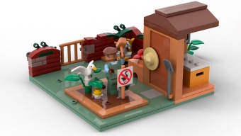 Que Untitled Goose Game se convierta en set de LEGO depende de ti