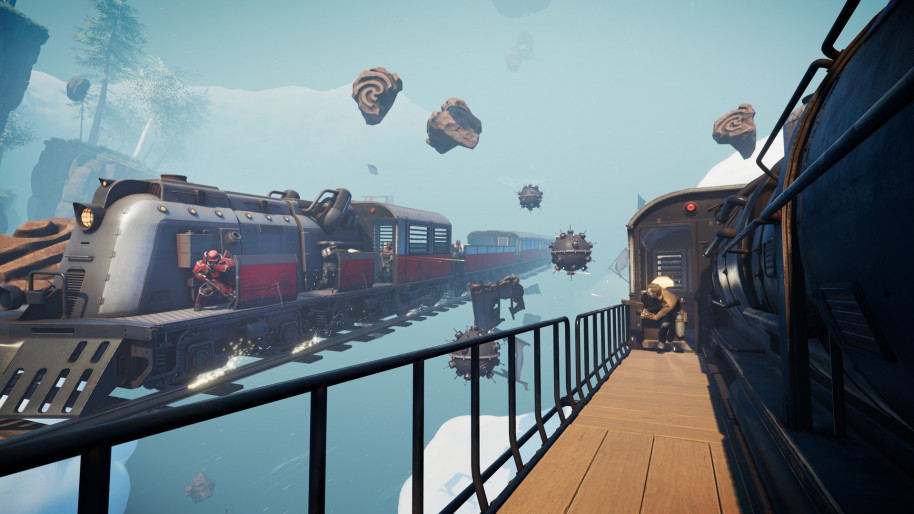 Voidtrain: Viajes entre dimensiones, mucha acción y un tren volador en VoidTrain, un curioso juego de acción