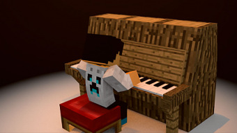 Un jugador completa Minecraft y vence al Enderdragón con la ayuda de un ¡piano!