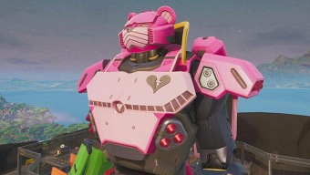 Fortnite patas arriba con la colosal lucha entre el monstruo y el robot gigantes que arrasan su mapa