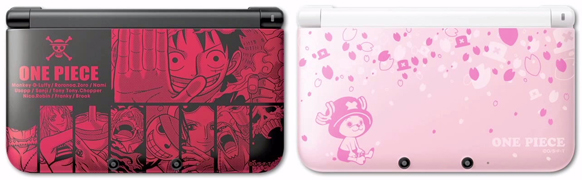 Nintendo anuncia dos nuevos modelos de 3DS XL basados en One Piece