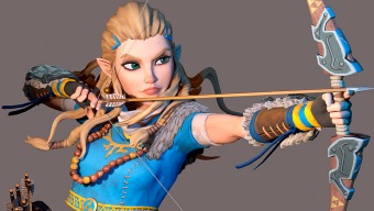 Zelda Breath of the Wild y Horizon Zero Dawn se fusionan en esta escultura digital