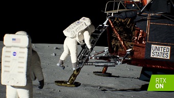 Nvidia recrea el aterrizaje en la Luna con raytracing
